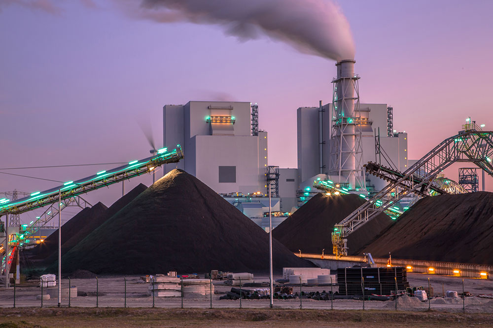fabrieken uitlaat CO2