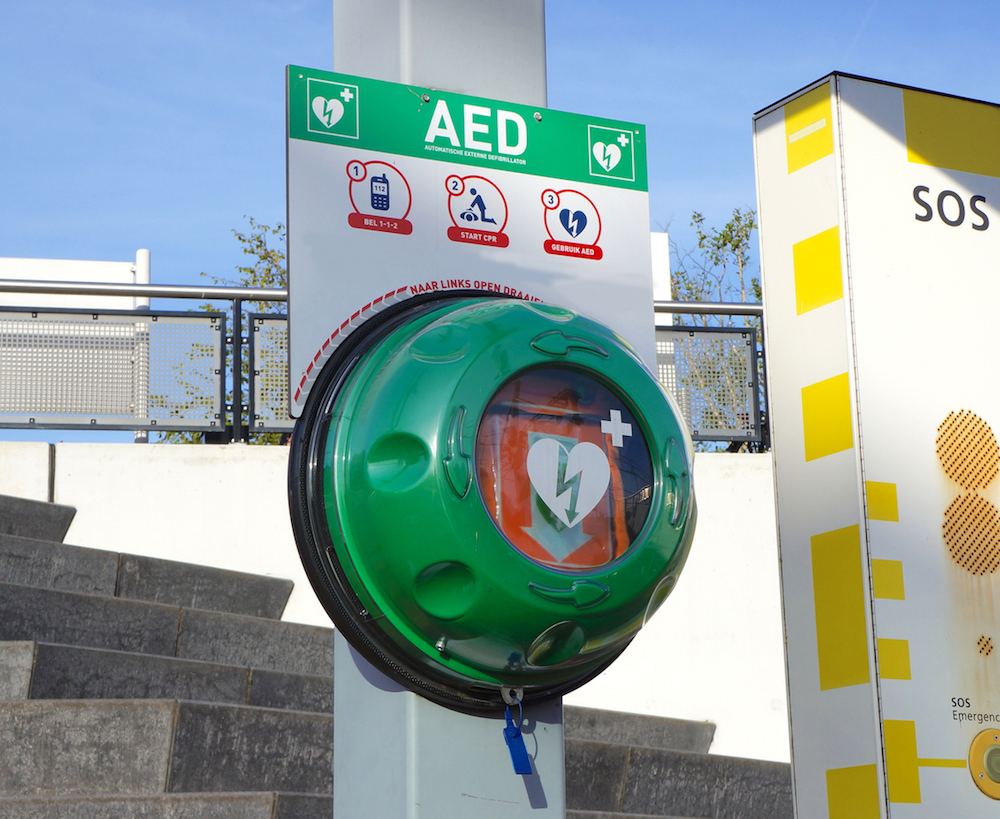 AED (automatische externe defibrillator)