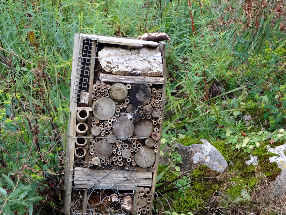 Plaats een bijenhotel op uw terrein zodat u de natuur een beetje vooruit helpt.