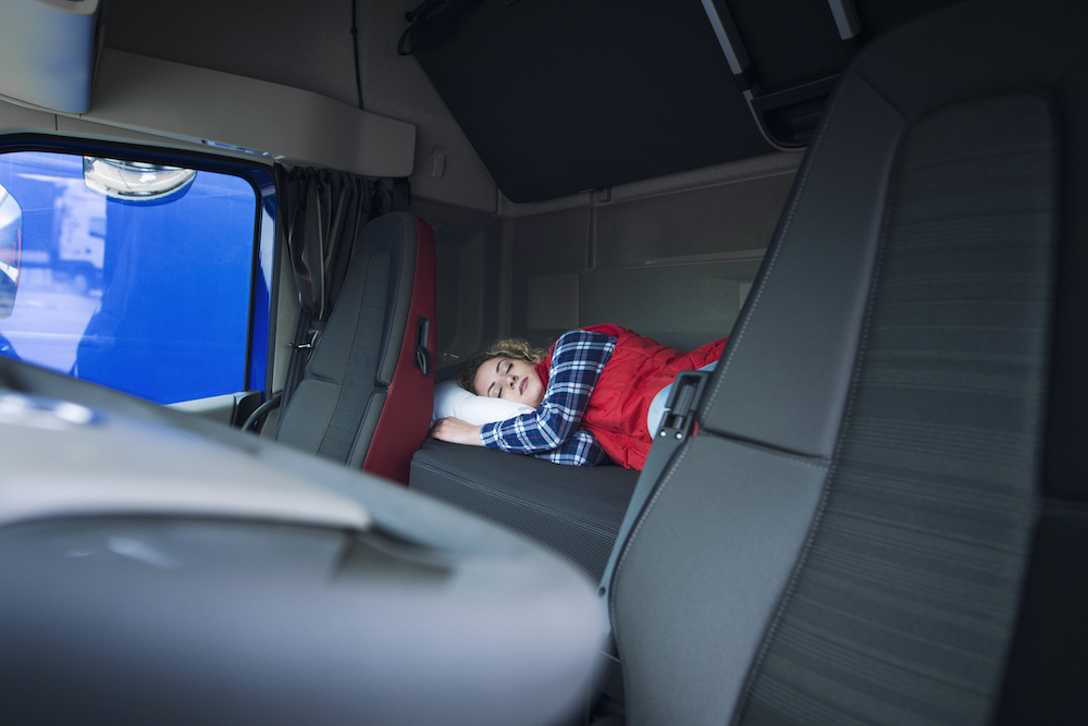 Les chauffeurs de camion sont particulièrement sujets à la fatigue