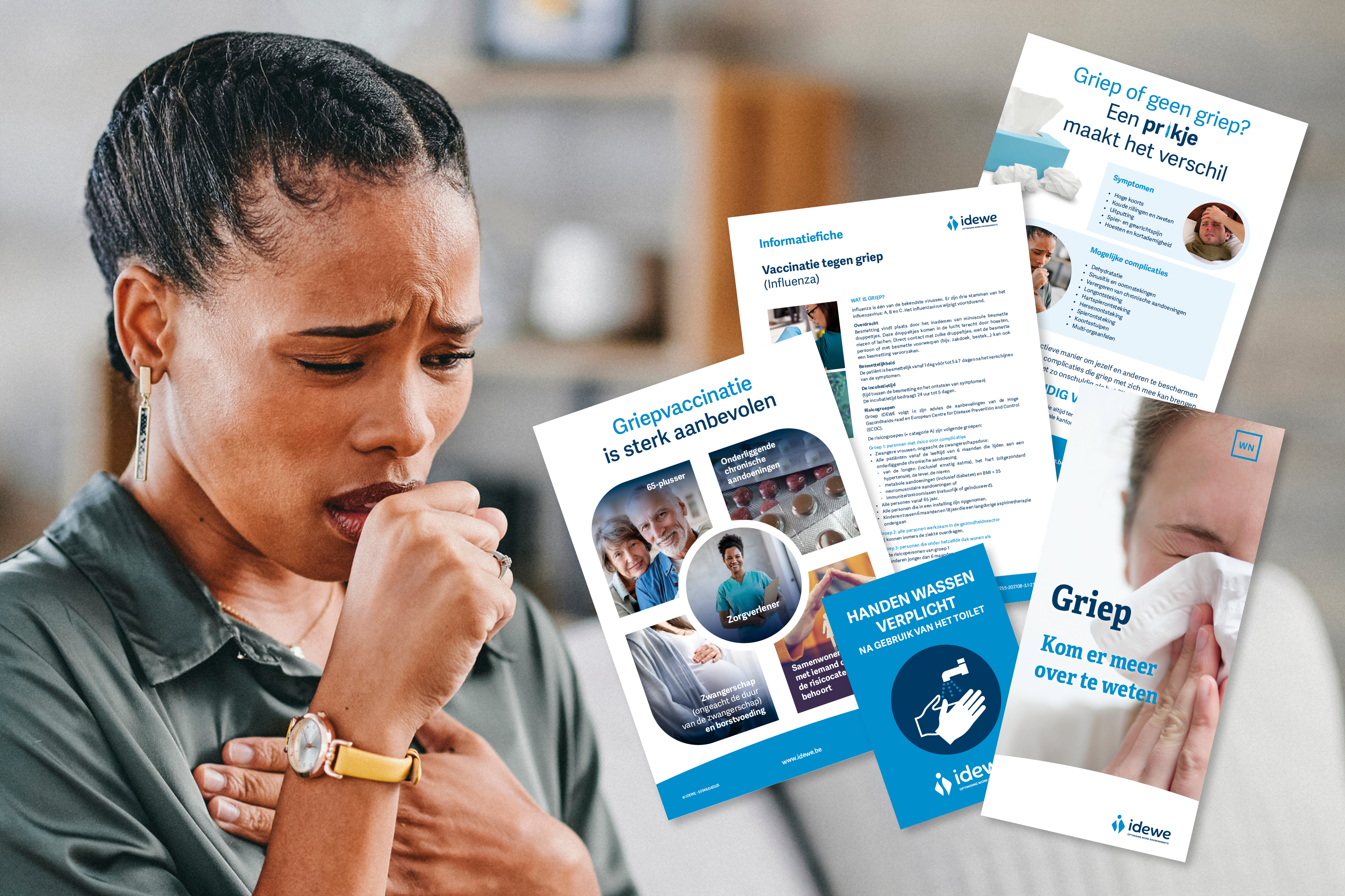sensibiliseringsmateriaal griep