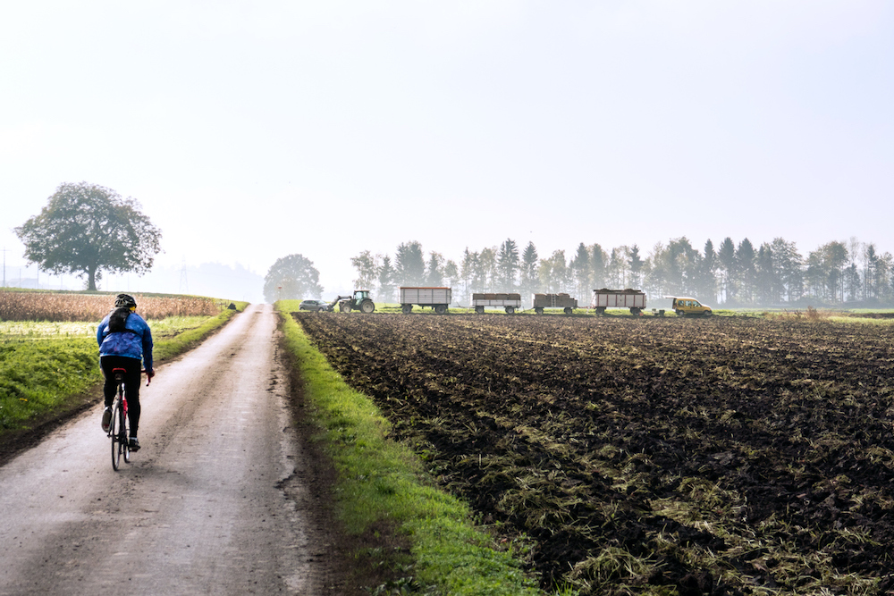 fiets tractor