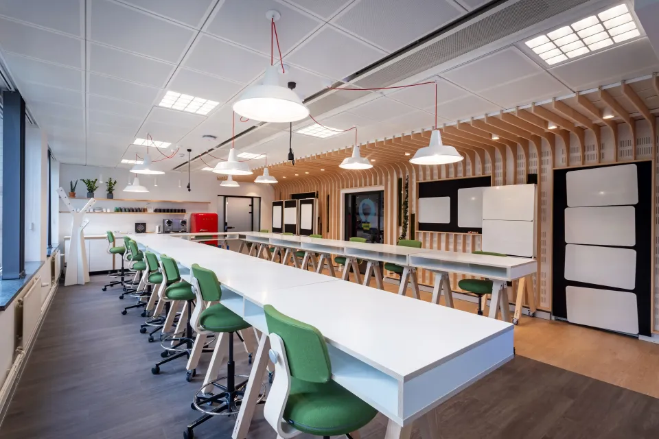 Inspirende ruimte om eigen event, demo of workshop te organiseren